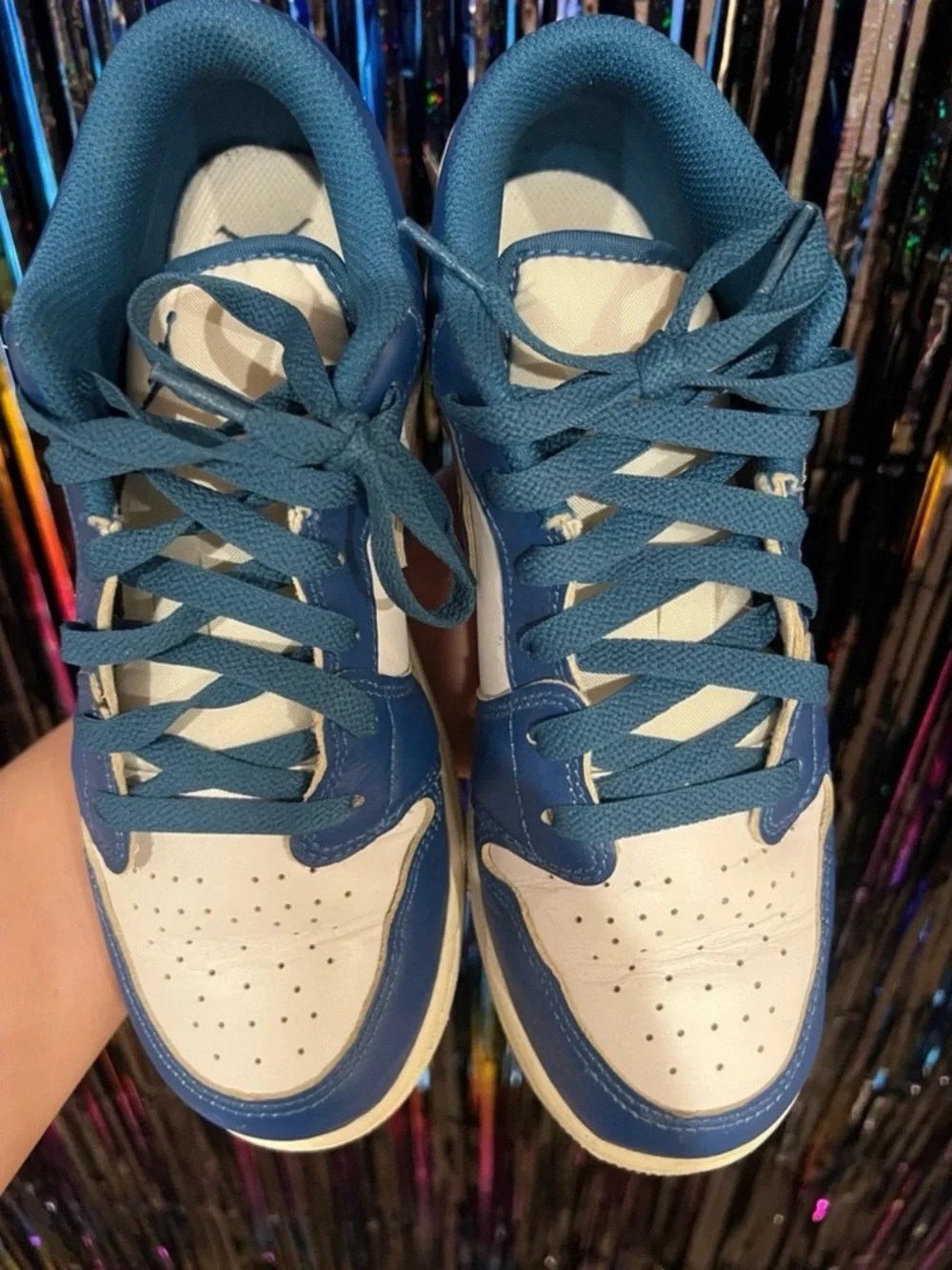 Jordan 1 low se industrial Blue Big Kids size 6 women’s 7 1/2